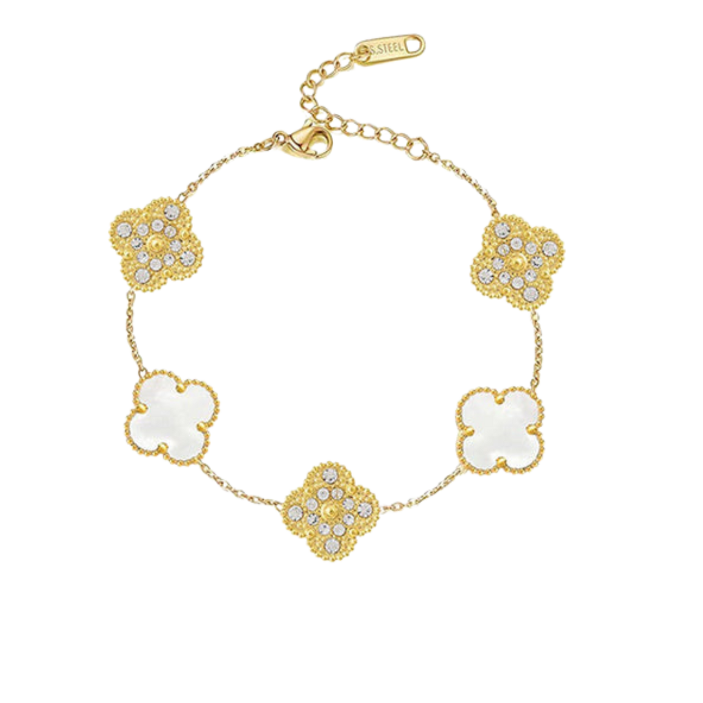 CLOVER DELUXE | WIT ARMBAND