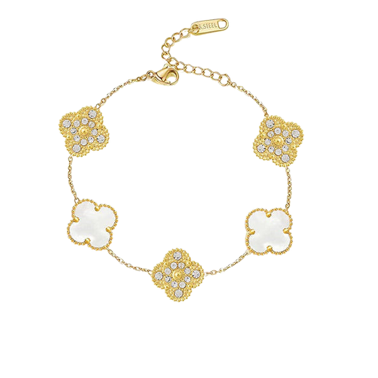 CLOVER DELUXE | WIT ARMBAND