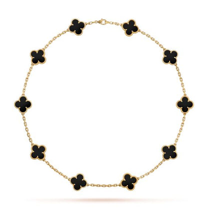 CLOVER | ZWART KETTING