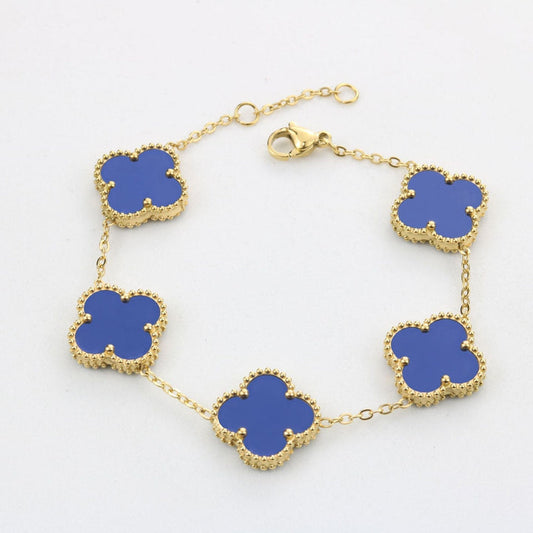 CLOVER | ARMBAND DONKERBLAUW