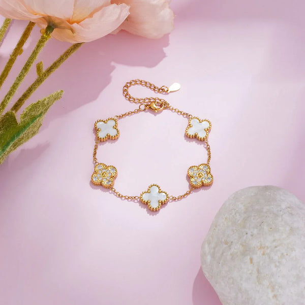 CLOVER DELUXE | WIT ARMBAND