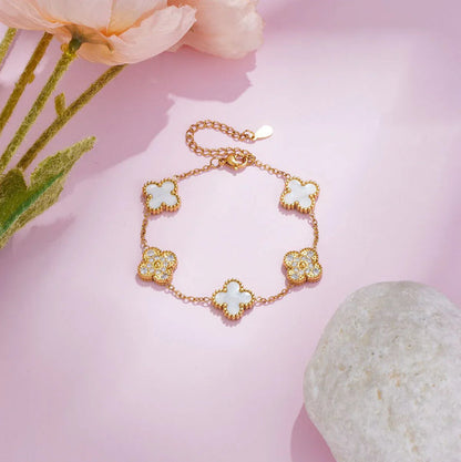 CLOVER DELUXE | WIT ARMBAND
