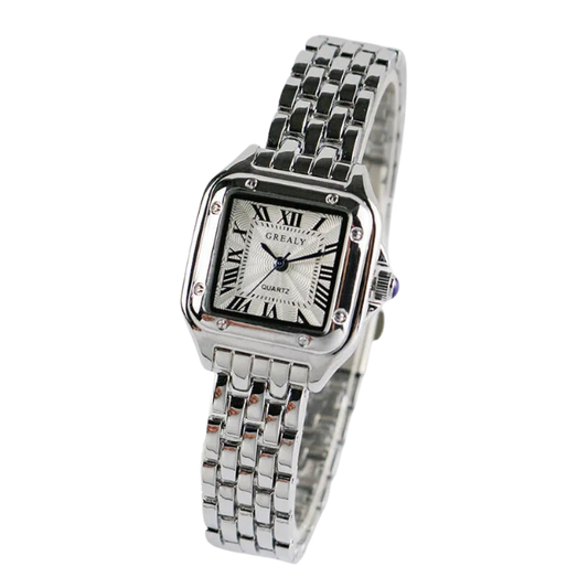ZILVER ELEGANT TIMEPIECE HORLOGE